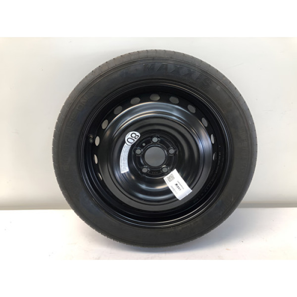Roda Estepe Pneu Fino Jeep Commander Aro 17 5x108 2021 2025 Preto