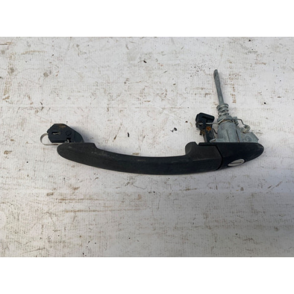 Maçaneta Externa Dianteira Esquerda Vw Gol G3 1998 2005 Preto Dianteira