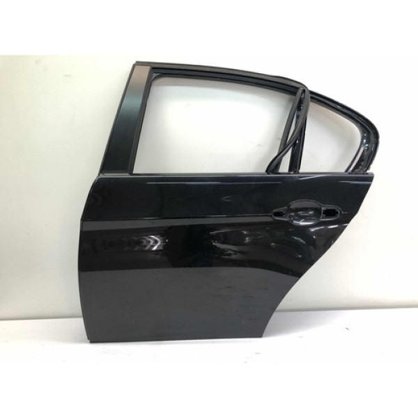 Porta Traseira Esquerda Bmw 320i 2007 2011 Preto