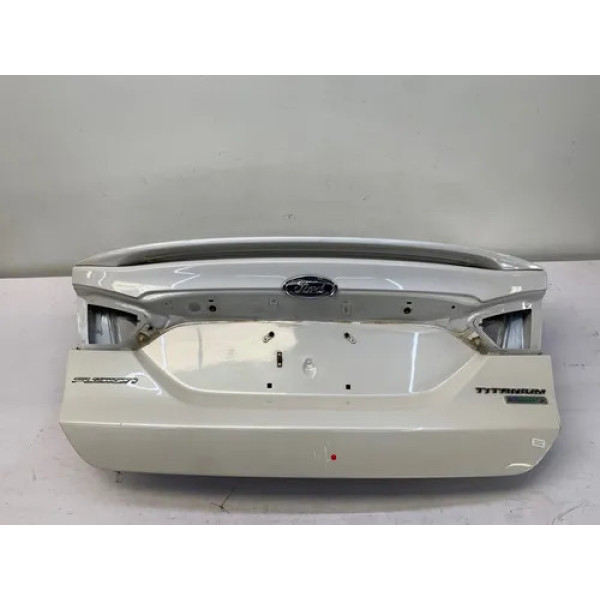 Tampa Traseira Ford Fusion 2013 2016 Detalhe Branco