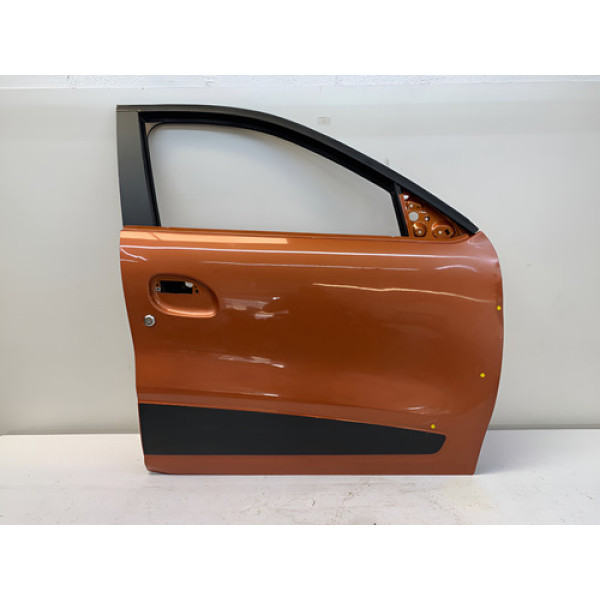 Porta Dianteira Direita Renault Kwid 1.0 Zen 2017 2021 Det Dianteira Direita Laranja