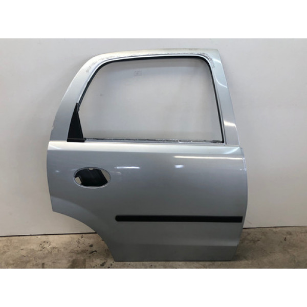 Porta Traseira Direita Gm Corsa 2002 2012 Hatch Traseira Direita Prateado