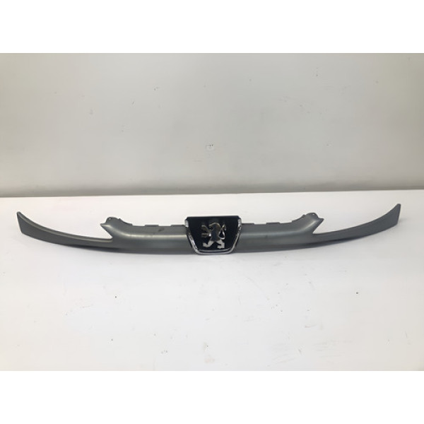 Bigode Para Choque Dianteiro Peugeot 206 Prata Detalhe Prateado