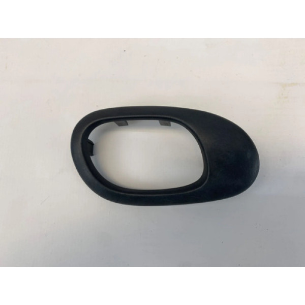 Moldura Maçaneta Interna Esquerda Peugeot 206 1999 2009 Preto Dianteira/traseira