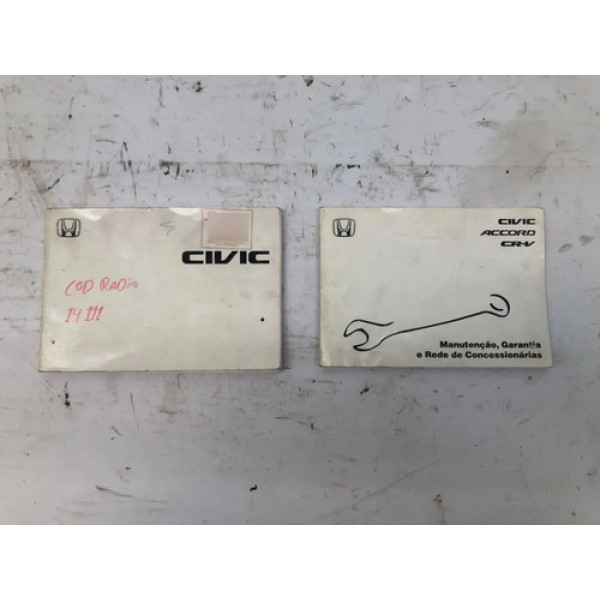 Manual Proprietario Honda Civic Lx 1.7 2001 2006
