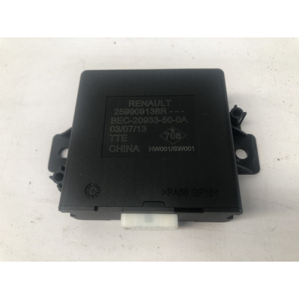 Módulo Estacionamento Sensor Ré Duster 2011 2014 259909136r Preto