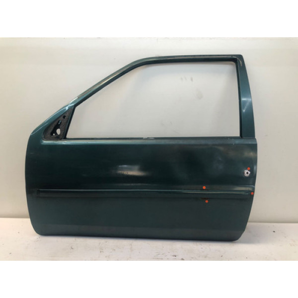 Porta Dianteira Esquerda Peugeot 106 2 Portas 1994 1996 Det Dianteira Esquerdo Verde