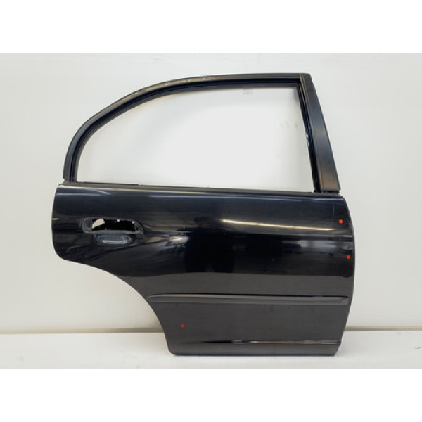 Porta Traseira Direita Honda Civic 2001 2006 Preta Detalhe Traseira Direita Preto