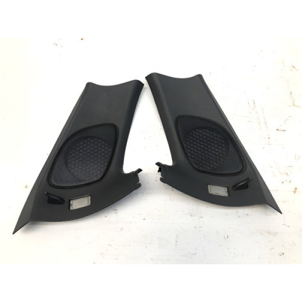 Par Tela Alto Falante Porta Malas Volvo V40 Sw 2000 2004 Det Preto