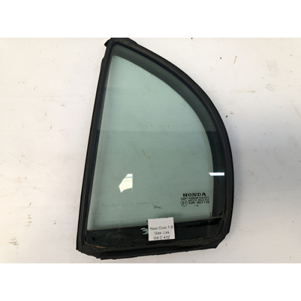 Vidro Vigia Traseiro Esquerdo New Civic G8 2007 2011