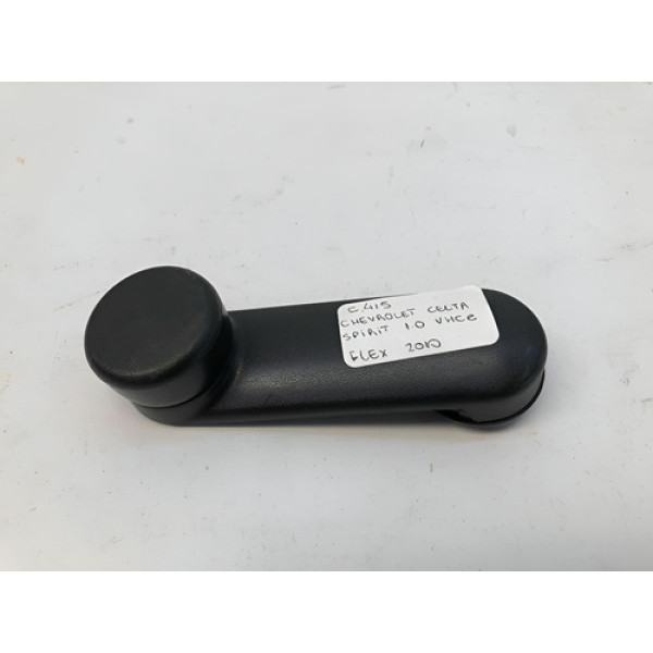 Manivela Máquina Vidro Chevrolet Celta 2007 2015 Preto