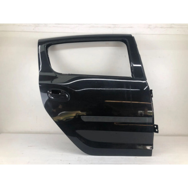 Porta Traseira Direita Renault Sandero 2014 2019 Traseira Direita Preto
