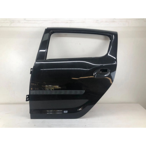Porta Traseira Esquerda Renault Sandero 2014 2019 Traseira Esquerda Preto