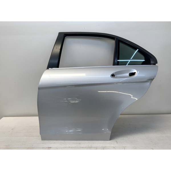 Porta Traseira Esquerda Mercedes C180 2011 2012 Detalhe Traseira Esquerda Prateado