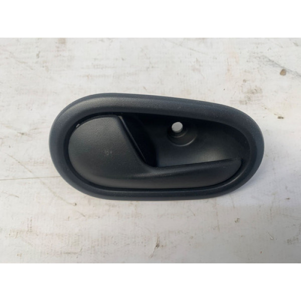 Maçaneta Interna Porta Esquerda Logan 2019 2024 806717698r Preto Dianteira/traseira