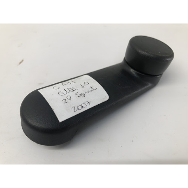 Manivela Máquina Vidro Celta 2007  2 Portas  Preto