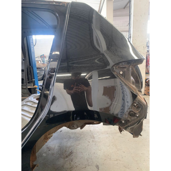 Lateral Esquerda Carroceria Renault Sandero 2014 2019 Preto