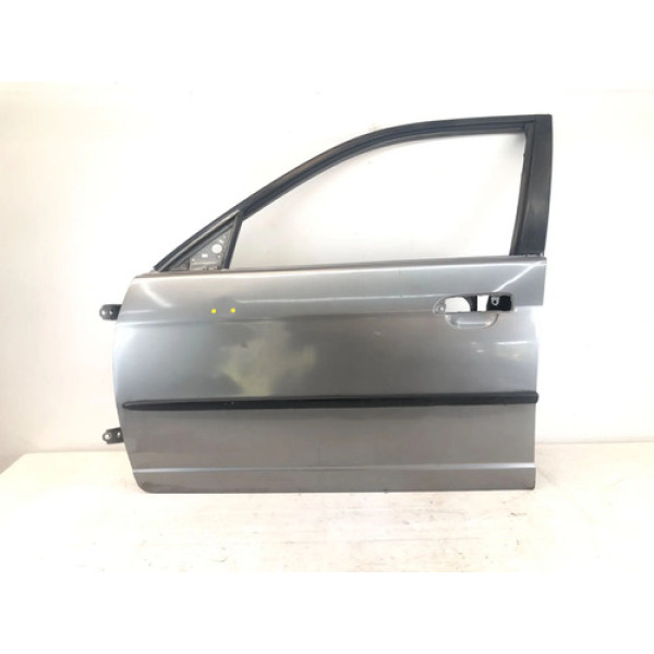Porta Dianteira Esquerda Honda Civic 2001 2006 Prata Detalhe Dianteira Esquerda Prateado