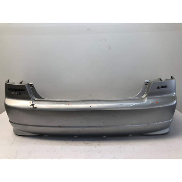 Para Choque Traseiro Honda Civic 1.7 2004 2006 Prata Detalhe