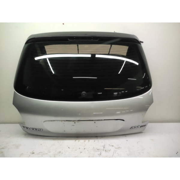 Tampa Traseira Peugeot 206 Hatch 2002 Prata 