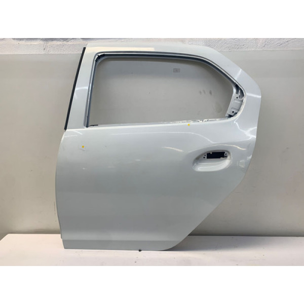 Porta Traseira Esquerda Renault Logan 2019 2024 Traseira Esquerda Branco
