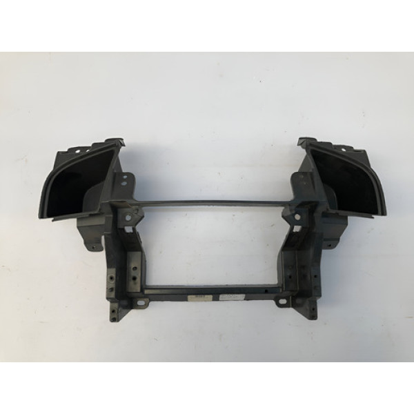 Moldura Suporte Multimídia Porta Copos Hilux 2008 2015 Preto