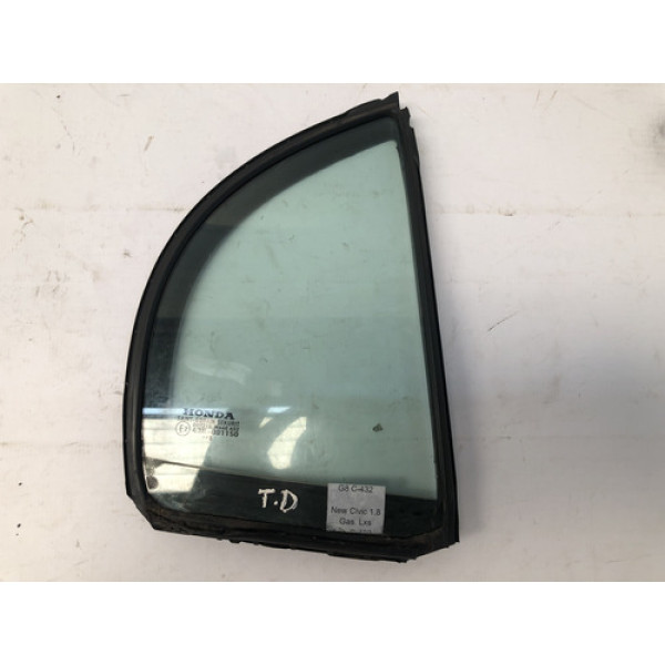 Vidro Vigia Traseiro Esquerdo New Civic G8 2007 2011