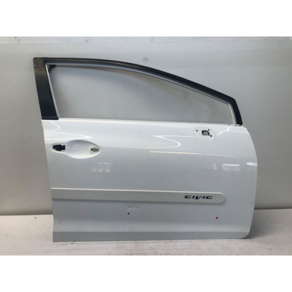 Porta Dianteira Direita Honda Civic G9 Lxs 2012 2015 Det Dianteira Direita Branco