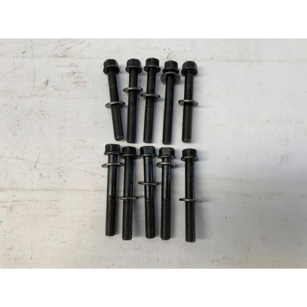 Jogo Parafuso Mancal Virabrequim Honda Hrv 1.5 2022 2025 Prateado