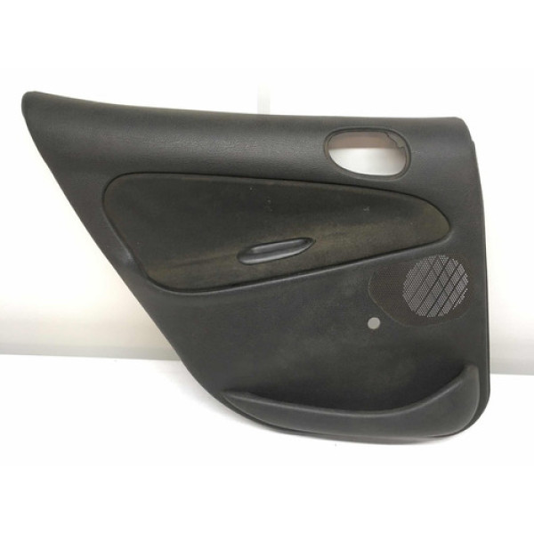 Forro De Porta Traseiro Esquerdo 206 Preto Sem Furo Trava