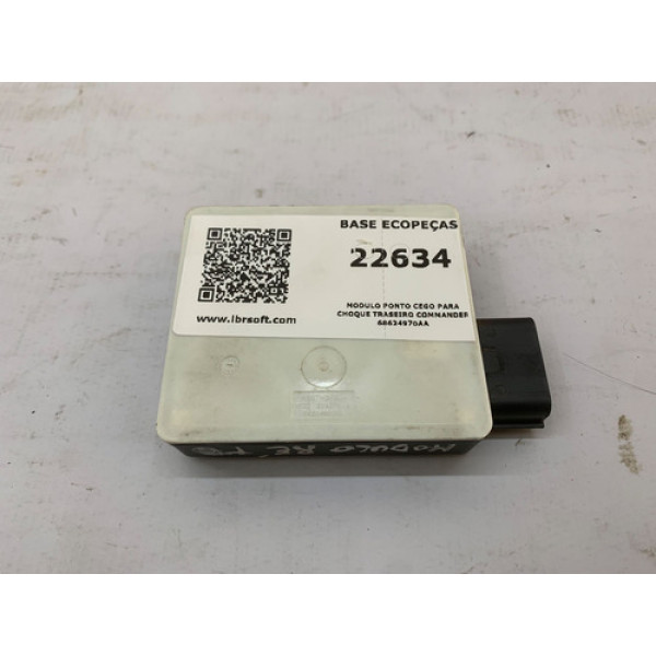 Modulo Ponto Cego Para Choque Traseiro Commander 68624970aa Preto