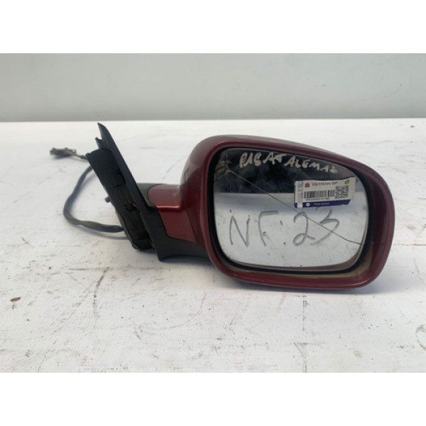 Retrovisor Direito - Passat Alemão 1999 Vermelho Detalhe