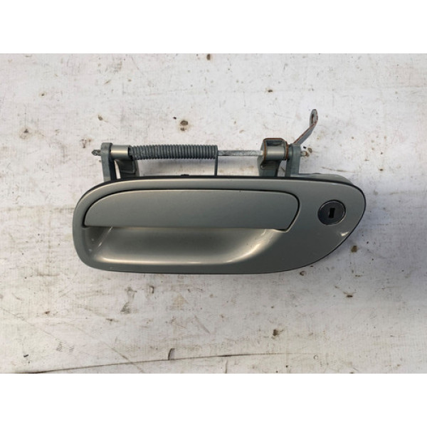 Maçaneta Externa Dianteira Esquerda Volvo V70 2000 2006 Prateado Dianteira