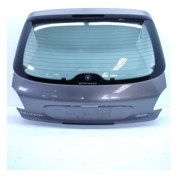 Tampa Traseira Peugeot 206 Hatch 1999 2003 Com Vidro Detalhe