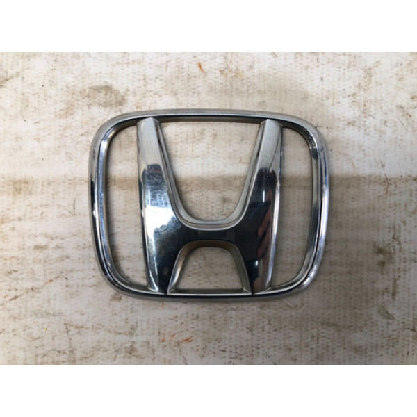 Emblema Grade Para Choque Dianteiro Civic 2004 2006 Detalhe Prateado