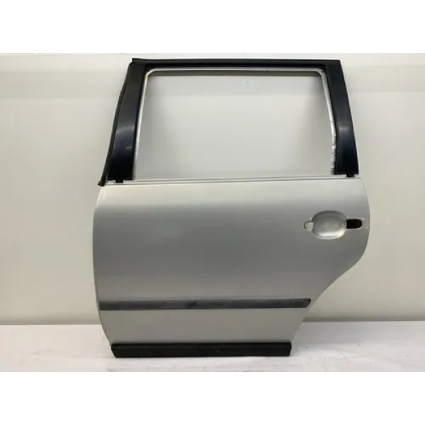 Porta Traseira Esquerda Vw Passat Variant B5 1997 2000 Traseira Esquerdo Prateado
