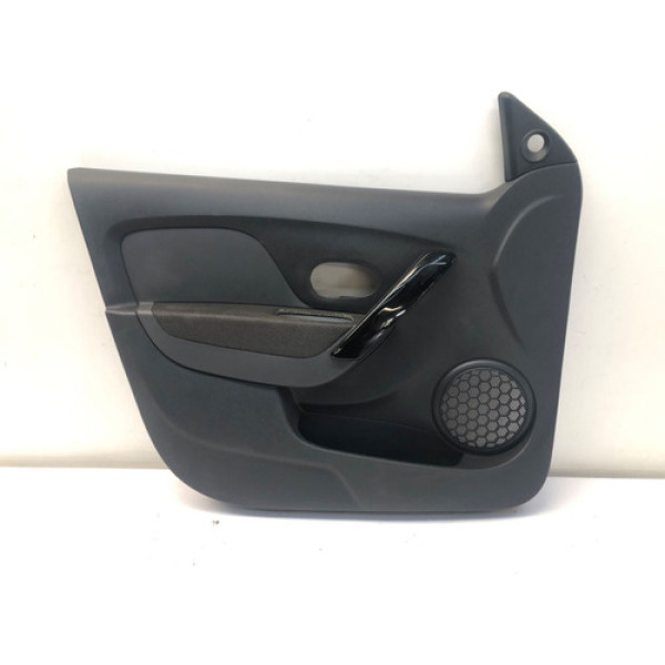 Forro Porta Dianteira Esquerda Renault Logan Zen 2019 2024 Cinza