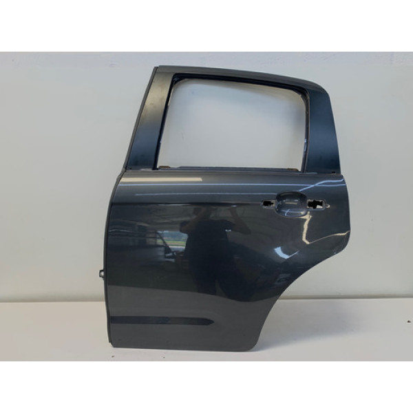 Porta Traseira Esquerda Citroen C3 2013 2020 Cinza Traseira Esquerda Cinza