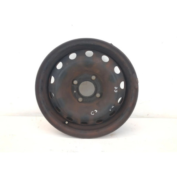 Roda Ferro Aro 14 4x108 Citroën C3 2008 2012 Preto