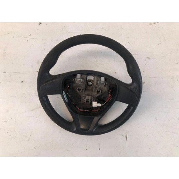 Volante Direção Motorista Renault Sandero 2014 2019 Detalhe Preto