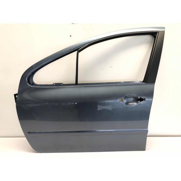 Porta Dianteira Esquerda Peugeot 307 2002 2006 Cinza