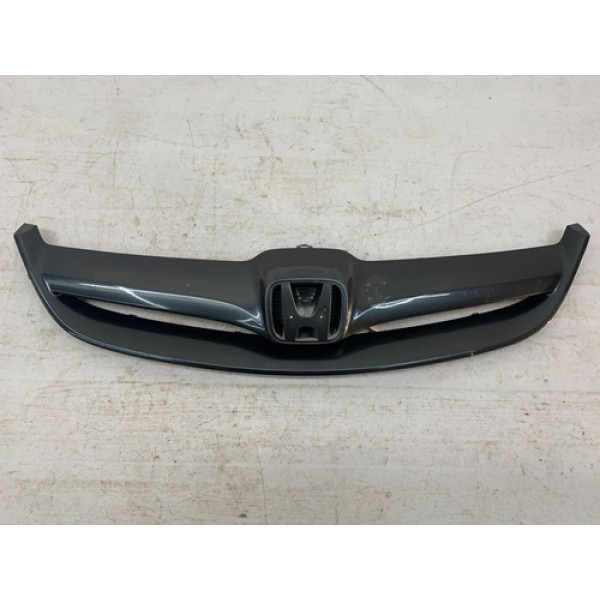 Grade Para Choque Dianteiro Civic 2004 2006 Cinza Detalhe Cinza Ambos Lados