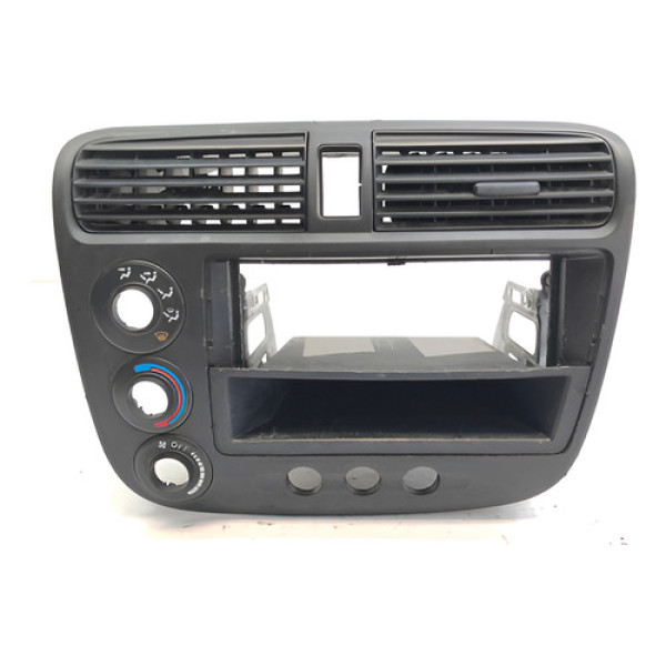 Moldura Comando Ar Condicionado Honda Civic 2001 2006 Det