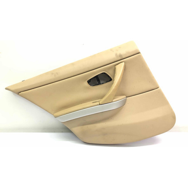 Forro Porta Traseiro Esquerdo Creme Bmw 320i E90 2007 2011