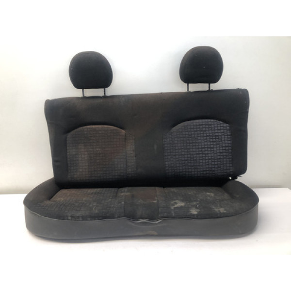 Banco Traseiro Peugeot 206 2 Portas Tecido Preto Detalhe Preto