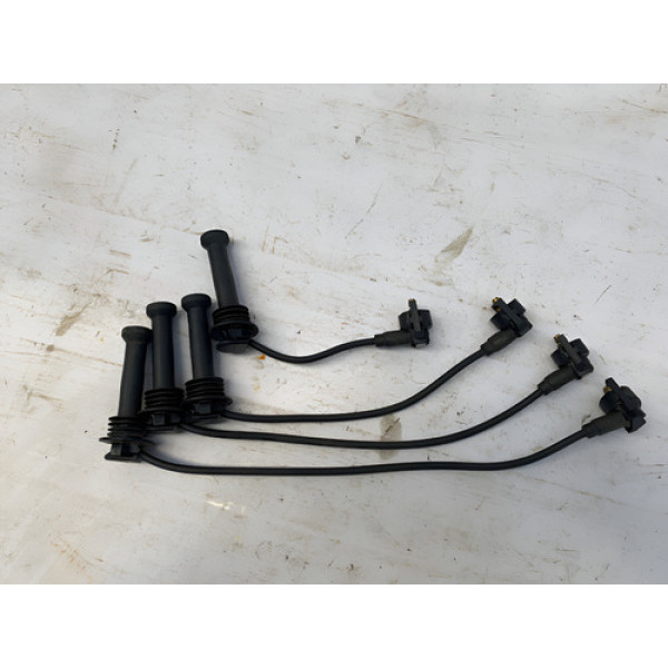 Jogo Cabo Vela Ignição Ford Escort 1.8 Zetec 16v 1997 2003 Preto