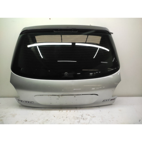 Tampa Traseira Peugeot 206 Hatch 2002 Prata 