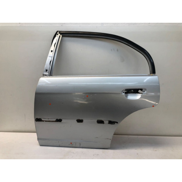 Porta Traseira Esquerda Honda Civic 2001 2006 Detalhe Traseira Esquerda Prateado