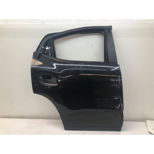 Porta Traseira Direita Renault Kwid 2017 2025 Preta Detalhe Traseira Direita Preto