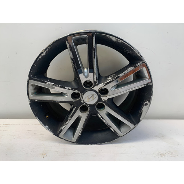 Roda Liga Aro 17 5x115 Hyundai I30 2009 2012 Detalhe Preto